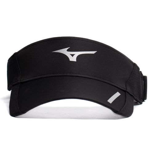 Viseira Unissex Mizuno Aero Ajustável Preto/Cinza