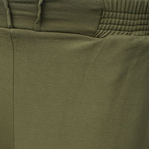 Calça Feminina Giraffe Malha Reta Bolsos Verde Militar