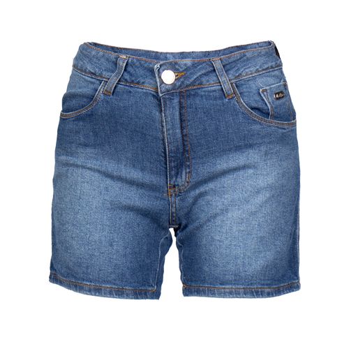 Short Jeans Feminino Max Denim Lavagem Tradicional Azul