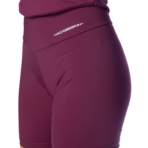 Bermuda Feminina Estilo do Corpo Powerfit Bordô