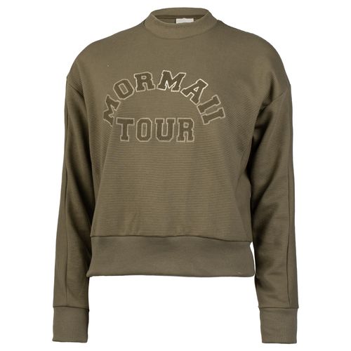 Moletom Feminino Mormaii Cropped Manga Longa Verde Musgo