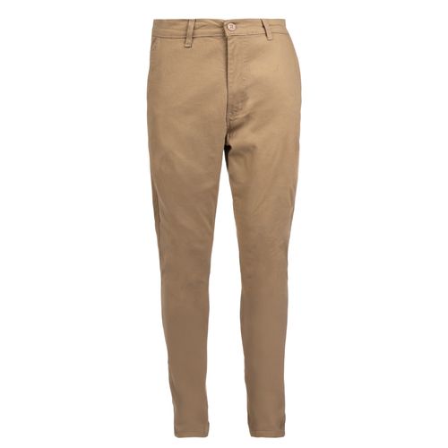 Calça Masculina Gangster Sarja Slim Caqui