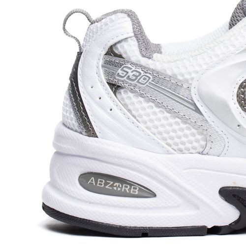 Tênis Feminino New Balance 530 ABZORB Casual Cinza/Branco