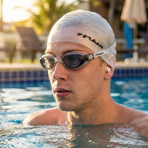 Kit de Natação Poker Navagio Transparente