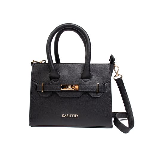 Bolsa Feminina Rafitthy Tote Pequena Preto