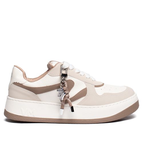 Tênis Feminino Via Marte Casual Solado Caixa Branco/Marrom