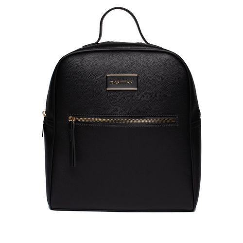 Mochila Feminina Rafitthy Média Monograma Preto