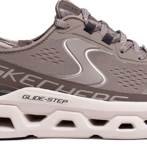Tênis Feminino Skechers Glide Step Atlus Cinza/Marrom