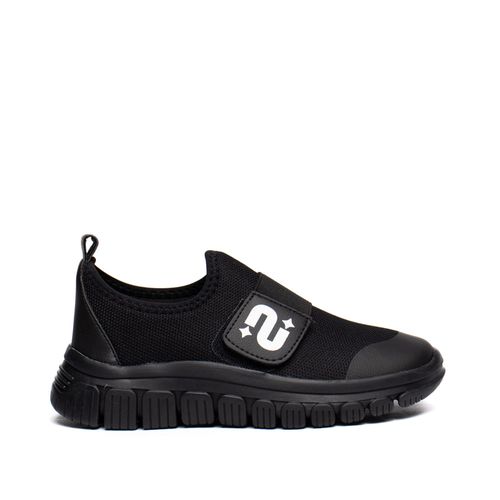 Tênis Infantil Novopé Soft Sport Calce Fácil Preto/Branco