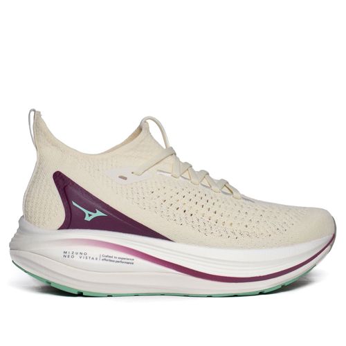 Tênis Masculino Mizuno Neo Vista 2 Estabilidade Off White