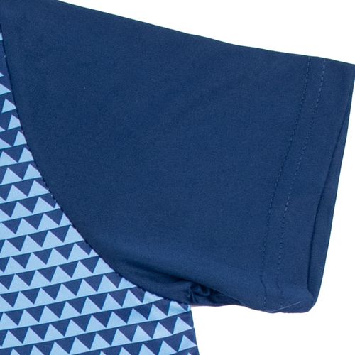 Camiseta Infantil Balboa Manchester City Marinho/Azul Claro