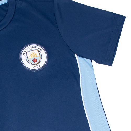 Camiseta Infantil Balboa Manchester City Marinho