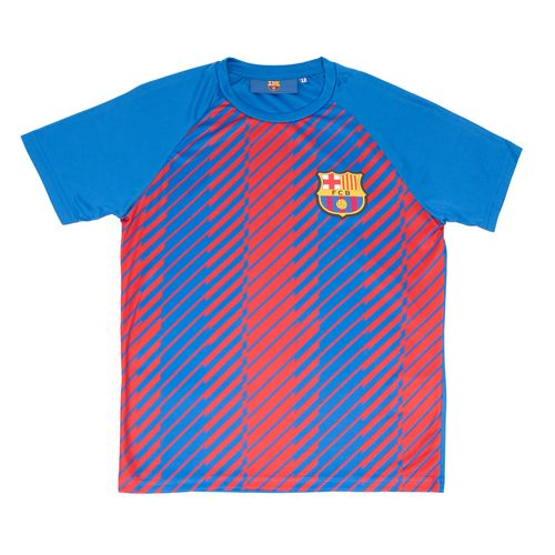 Camiseta Infantil Balboa Barcelona Azul/Vermelho