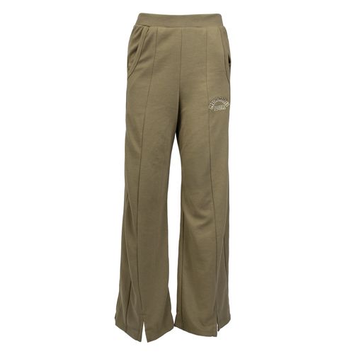 Calça Feminina Mormaii Wide Leg Moletom Verde Oliva