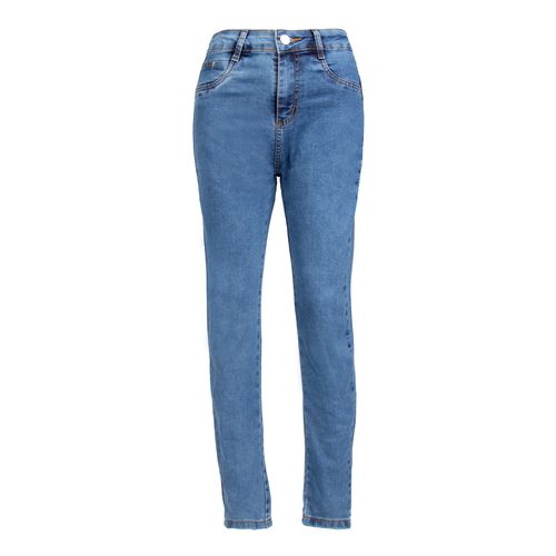 Calça Jeans Feminina Sawary Push Up Cintura Alta Azul Claro