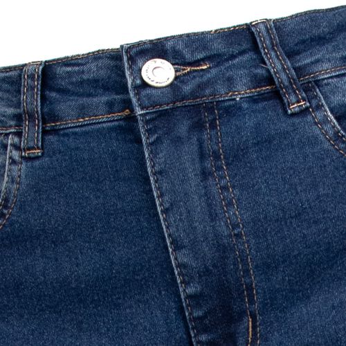 Calça Jeans Feminina Sawary Wide Leg Azul