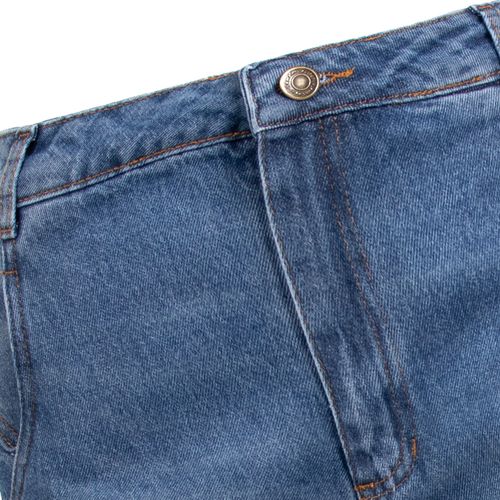 Calça Jeans Feminina Sawary Wide Leg Azul
