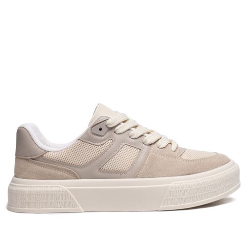 Tênis Feminino Vizzano Flatform Mesh Bege/Off White