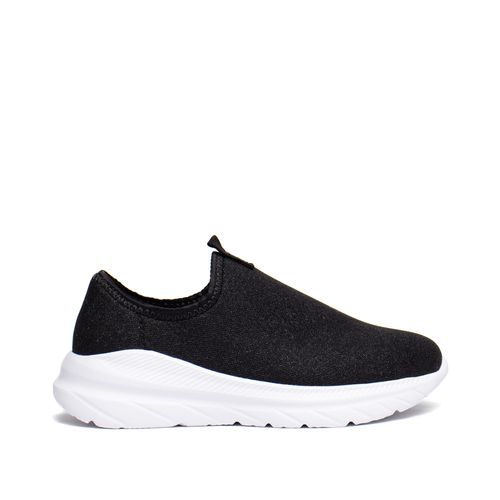 Tênis Infantil Molekinha Calce Fácil Glitter Preto