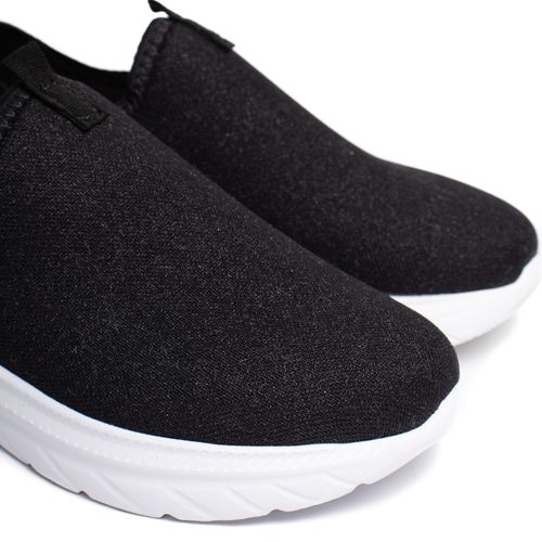 Tênis Infantil Molekinha Calce Fácil Glitter Preto