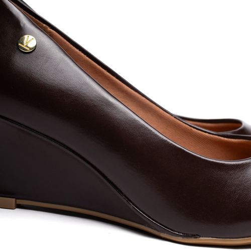 Scarpin Feminino Vizzano Napa Garda Anabela Marrom