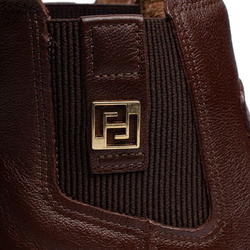 Bota Feminina Pegada Frontier Couro Marrom Pinhão