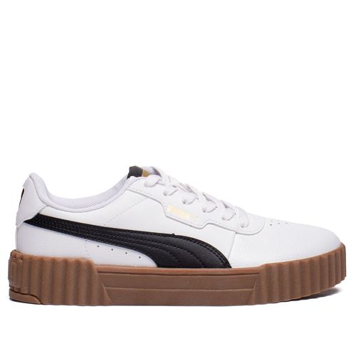 Tênis Feminino Puma Carina Casual Branco/Marrom