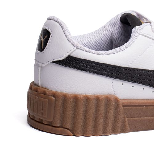 Tênis Feminino Puma Carina Casual Branco/Marrom