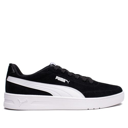 Tênis Masculino Puma Court Classic Clean Preto/Branco