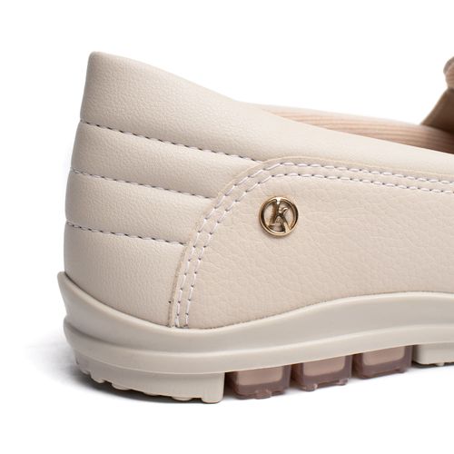 Tênis Feminino Kolosh Slip On Creme