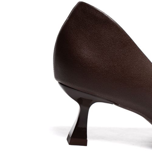 Scarpin Feminino Bebecê Napa Marrom