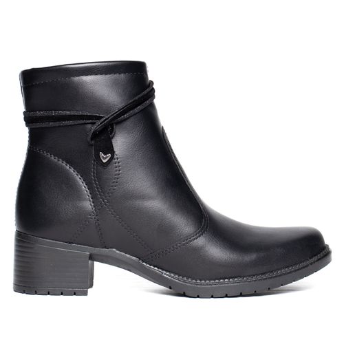 Bota Feminina Mississipi Cano Curto Napa Preto