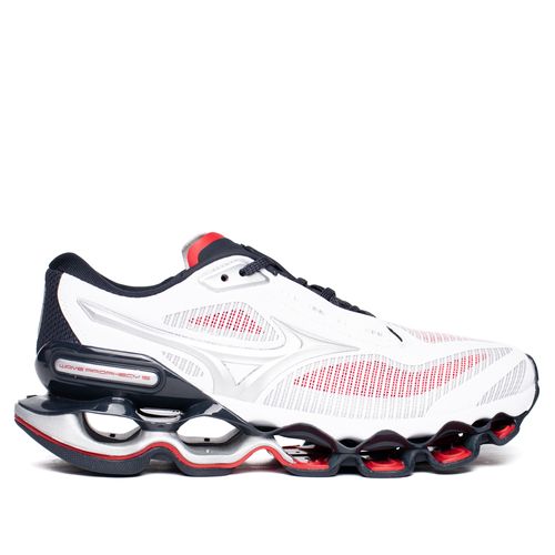 Tênis Masculino Mizuno Wave Prophecy 15 Corrida Branco/Cinza