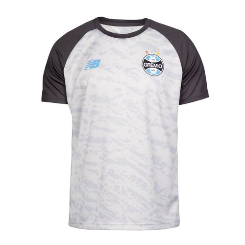 Camiseta Masculina New Balance Grêmio Treino 2026 Cinza