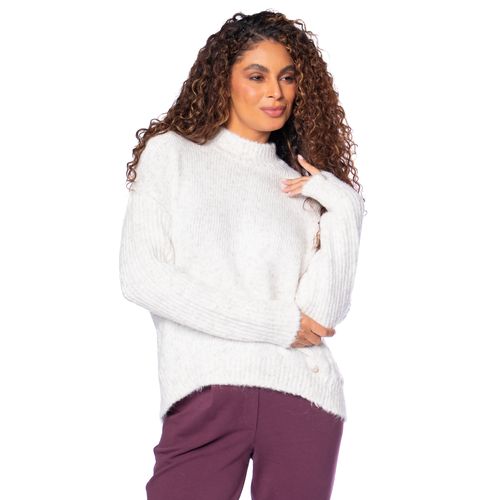 Blusa Feminina Biamar Gola Alta Branco