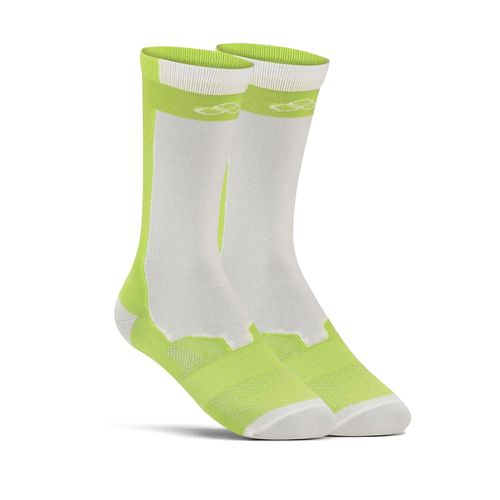 Meia Unissex Olympikus Cano Médio Esportiva Branco/Verde