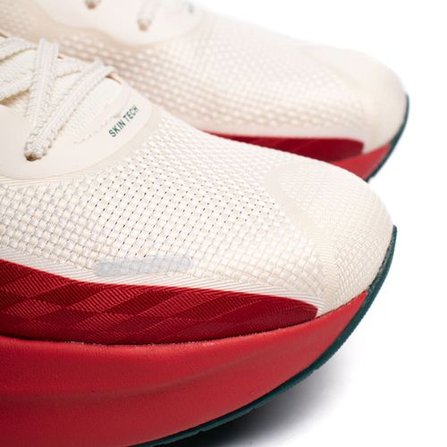 Tênis Masculino Fila Aero Skyfoam Esportivo Bege/Vermelho