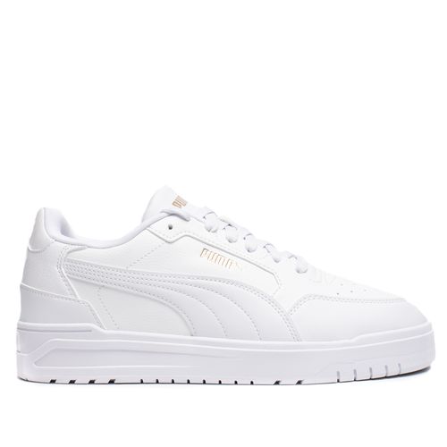 Tênis Masculino Puma Shuffle Downtown Casual Branco/Dourado
