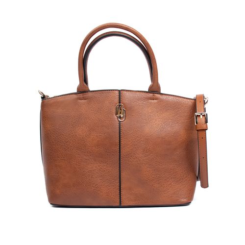 Bolsa Feminina WJ Tiracolo Média Burnished Marrom