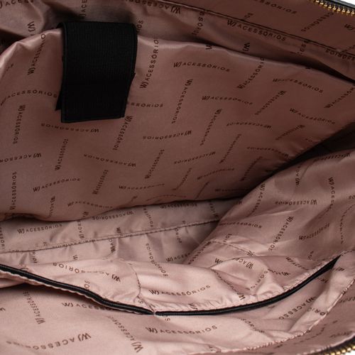 Bolsa Feminina WJ Tiracolo Grande Notebook Preto