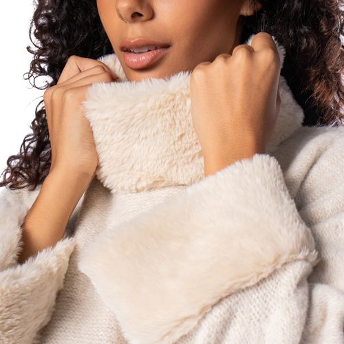 Capa Feminina Biamar Pele Fake Bege Claro