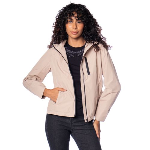 Corta Vento Feminino Pellini Forrado Caqui
