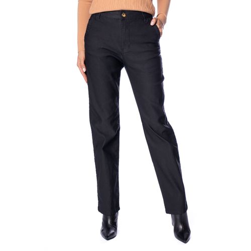 Calça Feminina Bless Denim Sarja Alfaiataria Preto