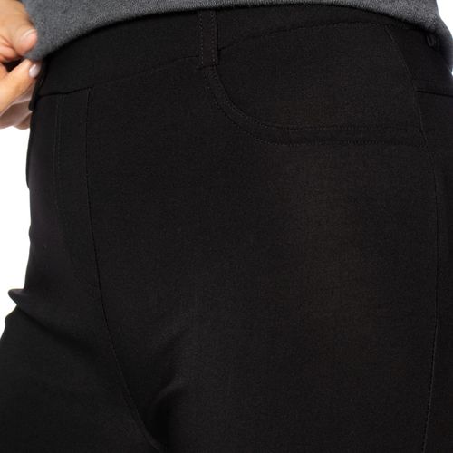 Calça Feminina Facinelli Reta Bolso Fake Preto