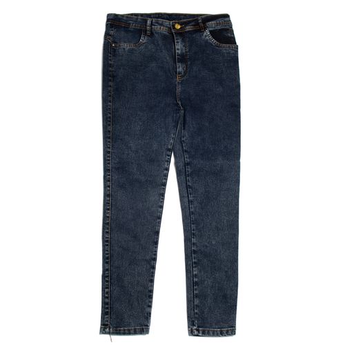 Calça Jeans Feminina Jezzian Plus Size Cigarrete Azul