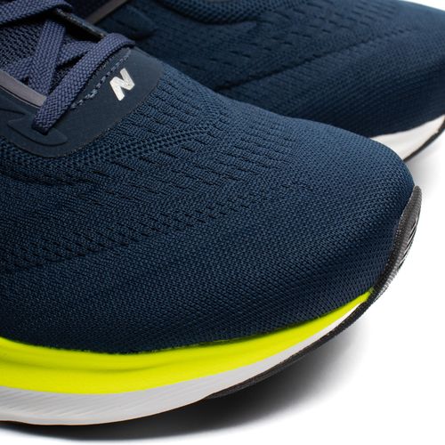 Tênis Masculino New Balance Fresh Foam 680v9 Marinho/Neon