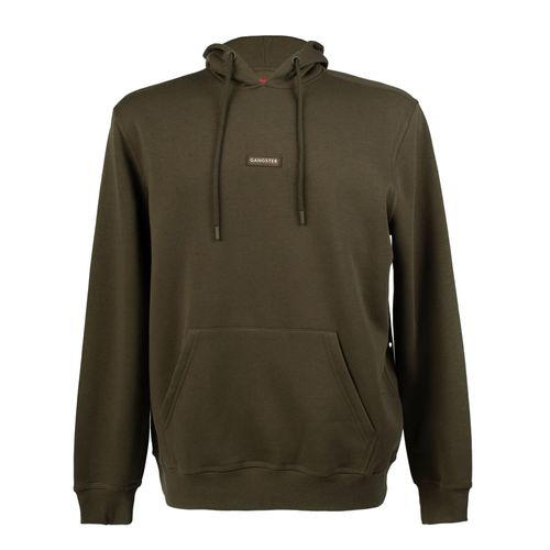 Moletom Masculino Gangster Plus Size Canguru Marrom