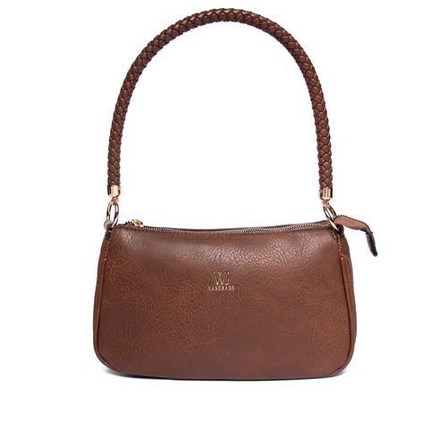 Bolsa Feminina Wj Alça Trançada Pequena Marrom