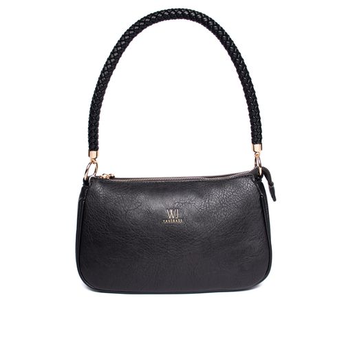 Bolsa Feminina Wj Alça Trançada Pequena Preto